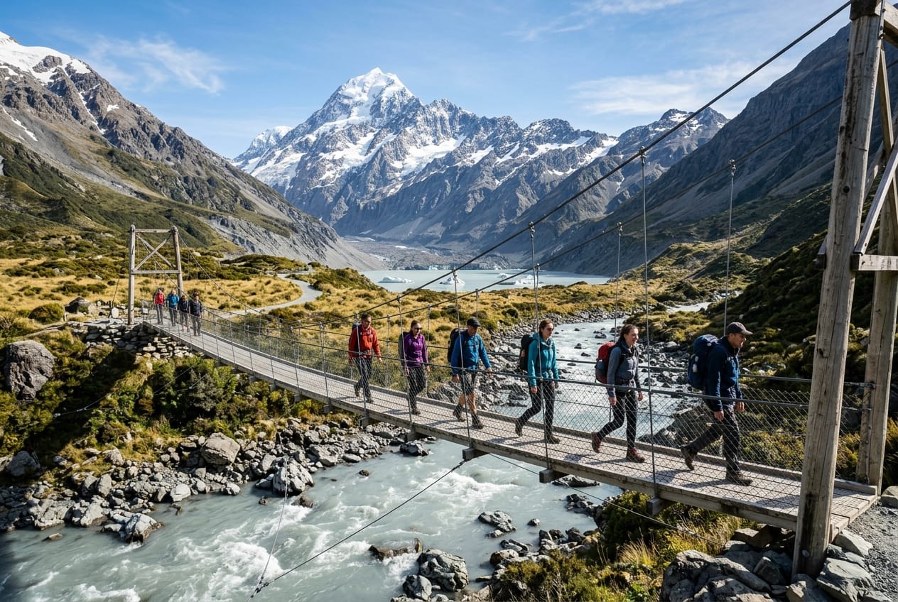 New Zealand South Island 2026 hooker valley track mount cook