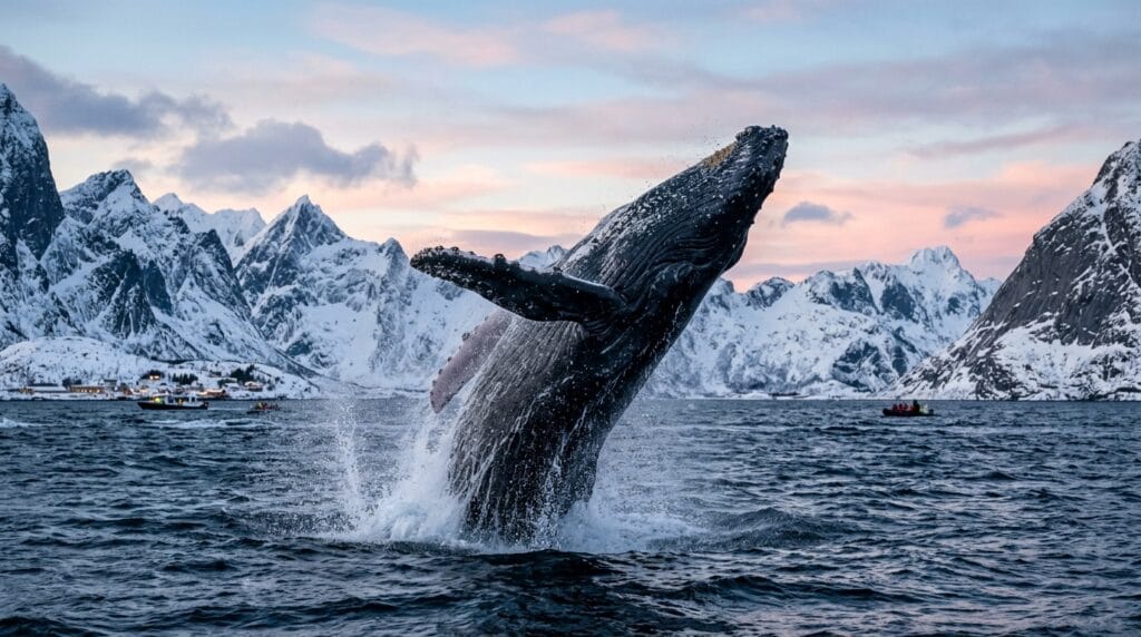 RIB boat or catamaran for Tromsø whale watching in Arctic Norway fjords